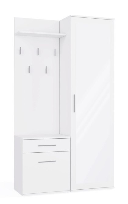 Garderoba DUO BIAŁY