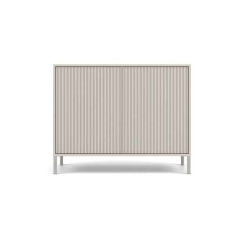 Komoda KAMARO 2D SLIM KASZMIR Lamele Front Ryflowany