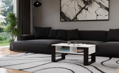 Ława Modern 2P BIAŁY CZERŃ