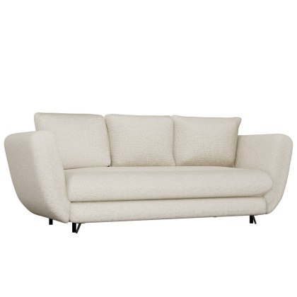 SOFA SARIS BEŻOWY NOGA CZARNA