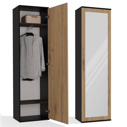 Szafa DUO ANTRACYT DĄB ARTISAN