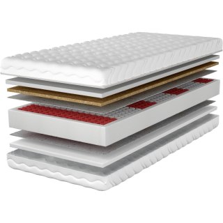 Materac 120x200 TORA multipocket kokos