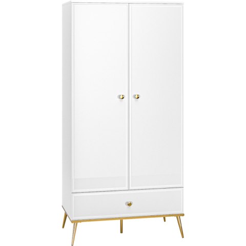 Szafa GOLDEN GL01 biały połysk