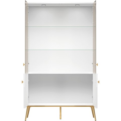 Witryna GOLDEN GL03 biały połysk