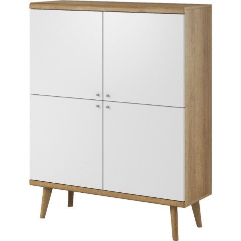Komoda PIRMO 06 dąb riviera / biały