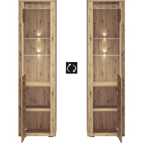 Witryna ARTAS AR03 dąb artisan