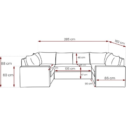 Narożnik DENVI PLUS mdl 05 + montana 101