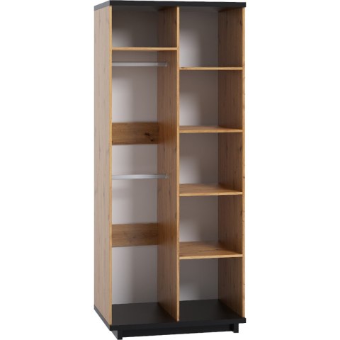 Szafa INEZA IN07 dąb artisan / czarny