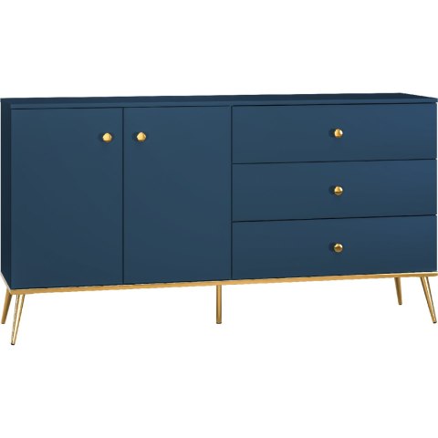Komoda SOLER 03 błękit ciemny