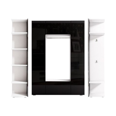 Garderoba CUBE szary / biały połysk