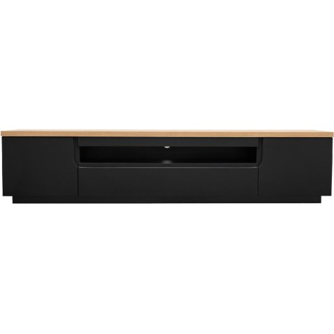 Komoda RTV ENO 200 czarny mat / dąb artisan