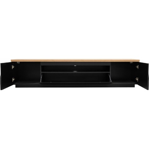 Komoda RTV ENO 200 czarny mat / dąb artisan