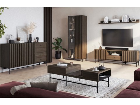 Komoda PIEMONTE PE07 jesion portland + czarny