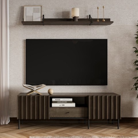 Szafka RTV PIEMONTE PE03 jesion portland + czarny