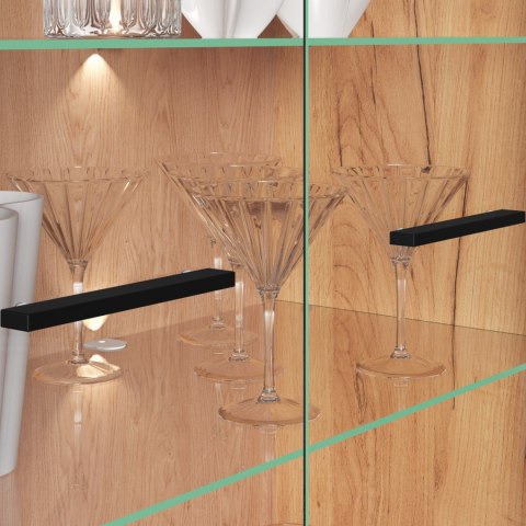 Witryna URSA 05 dąb craft złoty + czarny