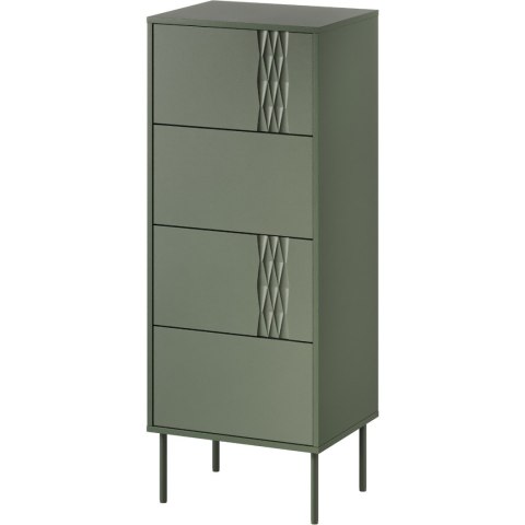 Komoda TIFFANY 4S zieleń mat