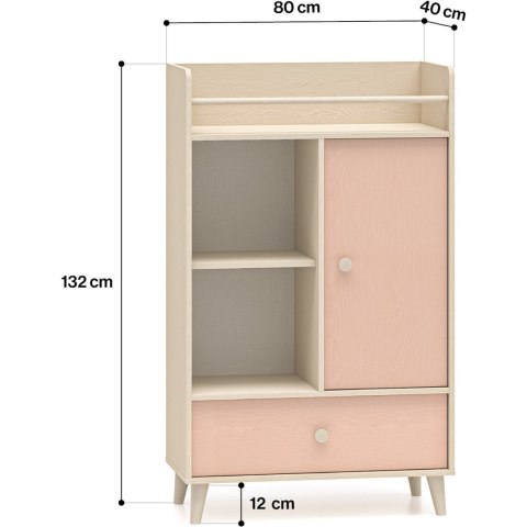 Komoda EVE 04 piasek pustyni / millenial pink