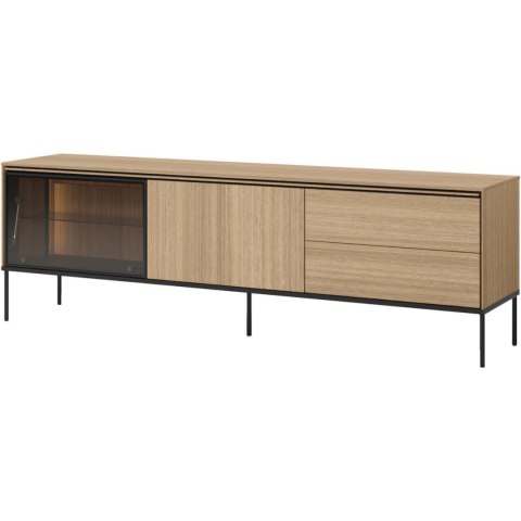 Komoda RTV 197 VISSO VI08 dąb linearny