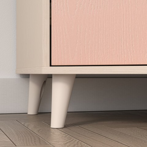 Szafa narożna EVE 01 piasek pustyni / millenial pink