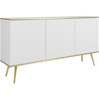 Komoda ARA K160 biały + złoty