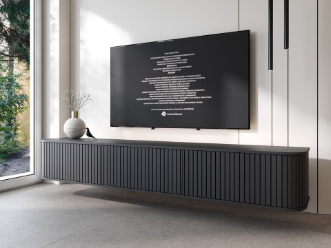Komoda RTV wisząca ZYLIO 215 Czarny