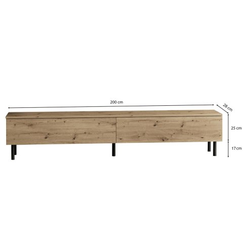 Komoda RTV 200 FIGO 01 dąb artisan