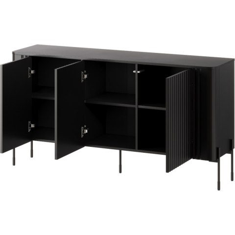 Komoda VENICE 150 3D czarny