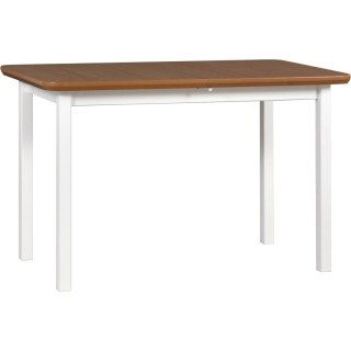 Stół DS3 70x120/150 okleina dębowa / biały