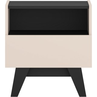 Szafka nocna SABLE 06 kaszmir / czarny