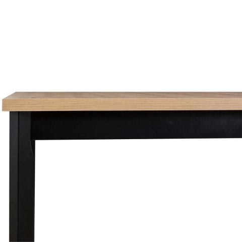 Stół DS27 80x140/180 artisan laminat / czarny