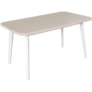 Stół DS47 80x140/180 kaszmir laminat / biały