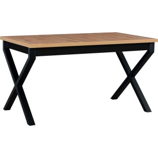 Stół DS50 80x140/180 artisan laminat / czarny