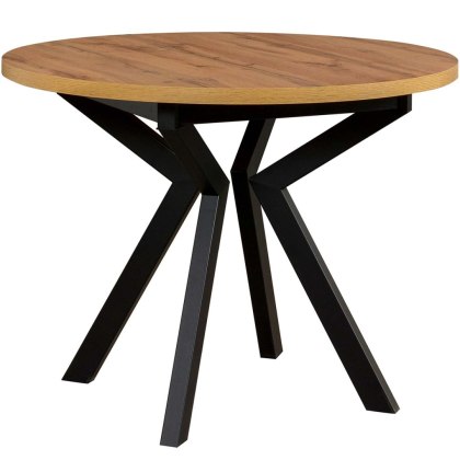 Stół DS58 artisan laminat / czarny
