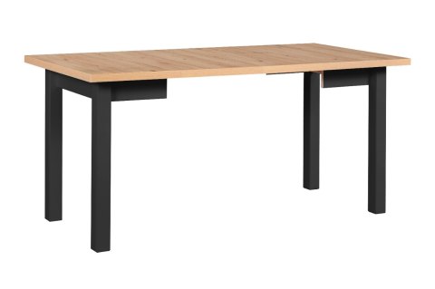 Stół DS8 80x80/160 artisan laminat / czarny