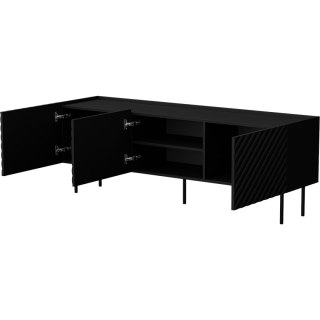 Komoda RTV TESSI 165 3D czarny