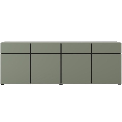 Komoda CROSI 25 zielony / czarny