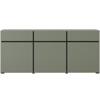 Komoda CROSI 43 zielony / czarny