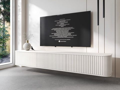 Komoda RTV wisząca ZYLIO 215 biały