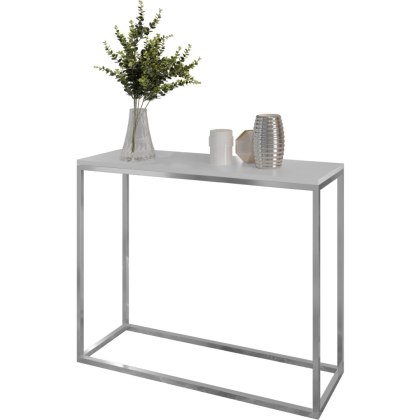 Konsola ARAMIS 100cm chrom / biały