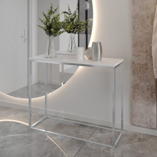 Konsola ARAMIS 80cm chrom / biały