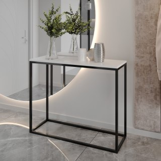 Konsola ARAMIS 80cm czarny / biały
