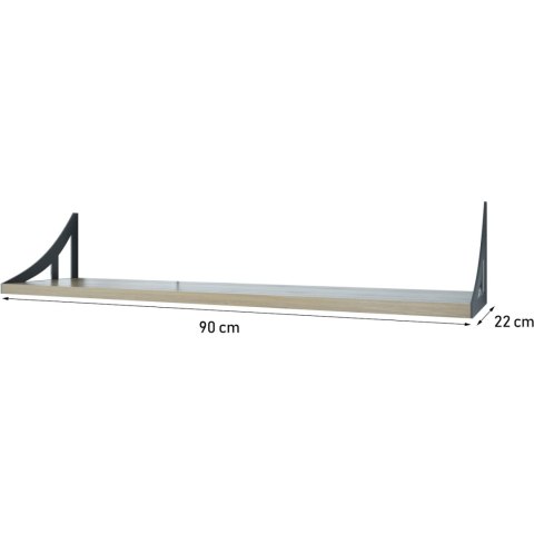 Półka JULIA 90cm dąb lancelot