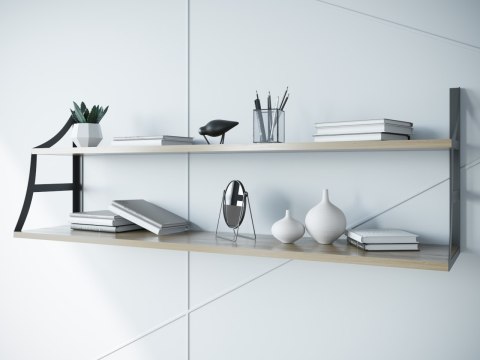 Półka JULIA DUO 138cm dąb lancelot
