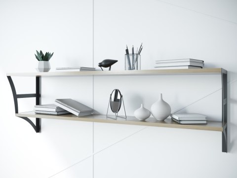 Półka JULIA DUO 138cm dąb lancelot