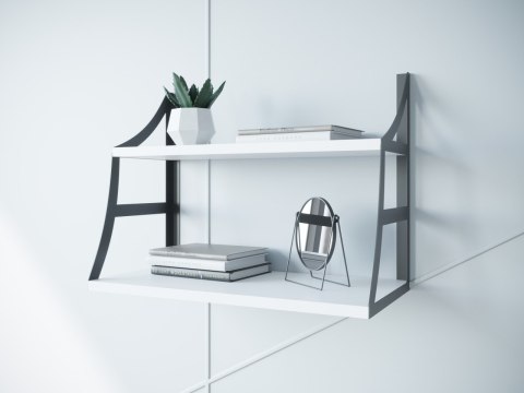 Półka JULIA DUO 60cm biały