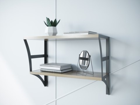 Półka JULIA DUO 60cm dąb lancelot