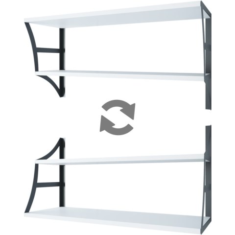 Półka JULIA DUO 90cm biały