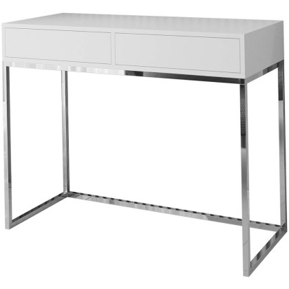 Toaletka ALICANTE 100cm chrom / biały
