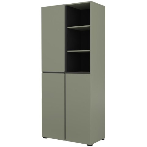 Garderoba CROSI 1 zielony / czarny