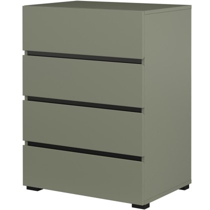Komoda CROSI 27 zielony / czarny